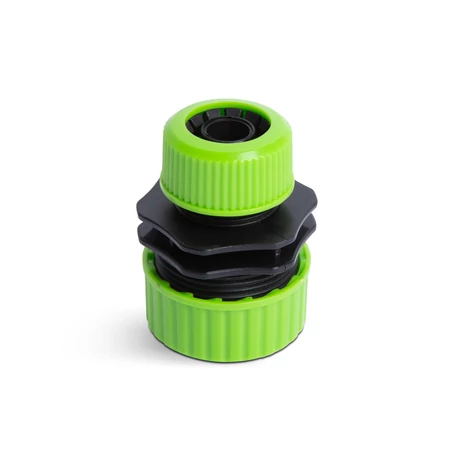 Garden of Eden Tömlőcsatlakozó adapter 1/2" - 3/4" műanyag zöld/fekete 11667