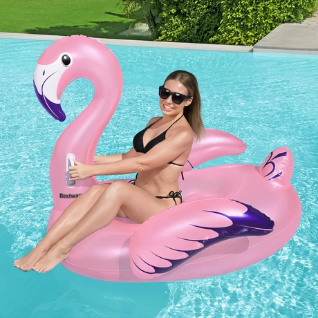 Bestway Felfújható matrac flamingó 153 x 143 cm 56406