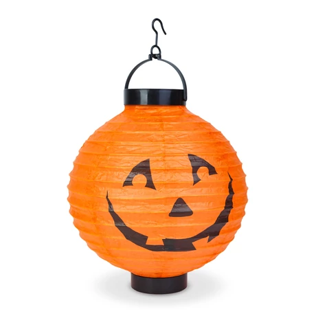 Halloween Lampion LED-es tök 2xAAA 20 cm 56550A 