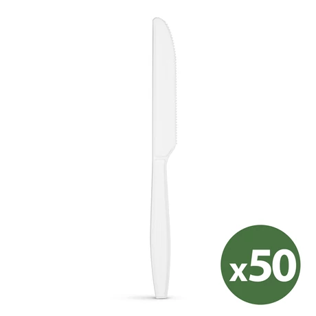 Grill Többször használatos bioműanyag kés készlet 50 db/csomag 57591A-50