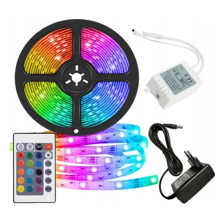 RGB LED szalag szett 5m 60 LED/m 5050 RGB IP65 DA00270
