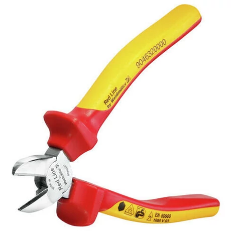 WEIDMÜLLER Oldalcsípőfogó 160mm 1000V szig markolat SE HD 160 Red-Line 9046320000