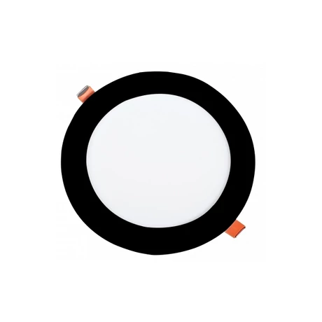 Optonica led süllyesztett led panel 3W 210Lm  beépített LED-es vékony modul, kerek, 3CCT, fekete 12921