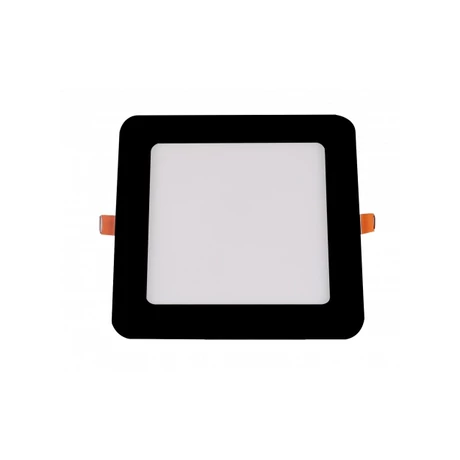 Optonica süllyesztett 3W-os 210 Lm beépített LED-es vékony modul, négyzet alakú, 3CCT, fekete 12925