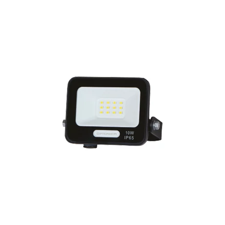 Optonica LED reflektor 10W 900lm 6000K fekete IP65 15816