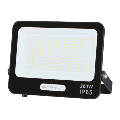 Optonica LED reflektor 200W 18000lm 4000K fekete IP65 15834