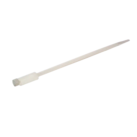 Tracon jelzőcímkés kábelkötegelő, gyorskötöző fehér 190x3,6 190J