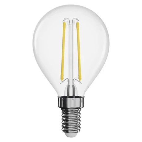 Emos filament LED izzó kisgömb E14 1,8W 250lm 2700K meleg fehér ZF1200