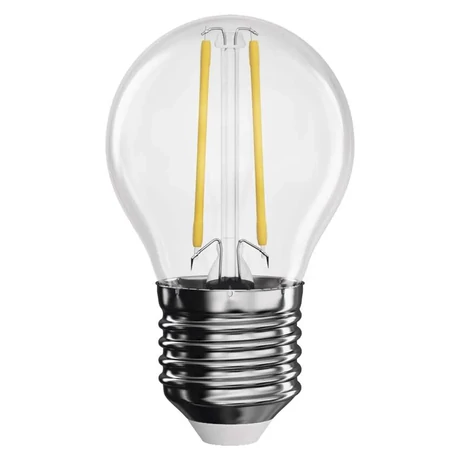 Emos filament LED izzó kisgömb E27 1,8W 250lm 4000K természetes fehér ZF1101