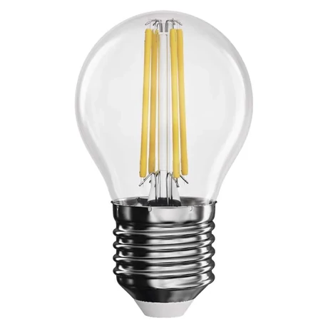 Emos filament LED izzó kisgömb E27 3,4W 470lm 4000K természetes fehér ZF1121