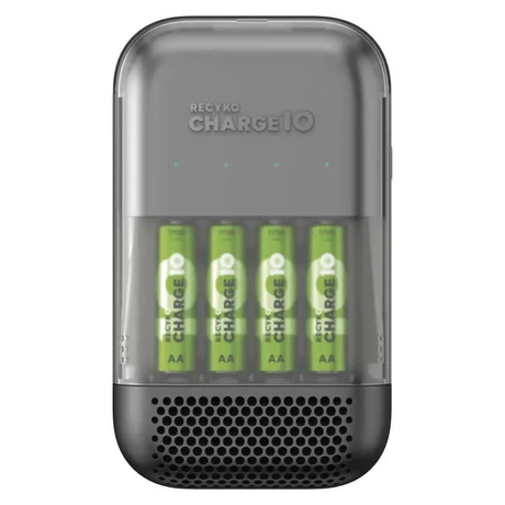 GP Akkumulátor töltő Charge 10 ultra gyors akkumulátortöltő és készlet AA 4 db + S491 B56499