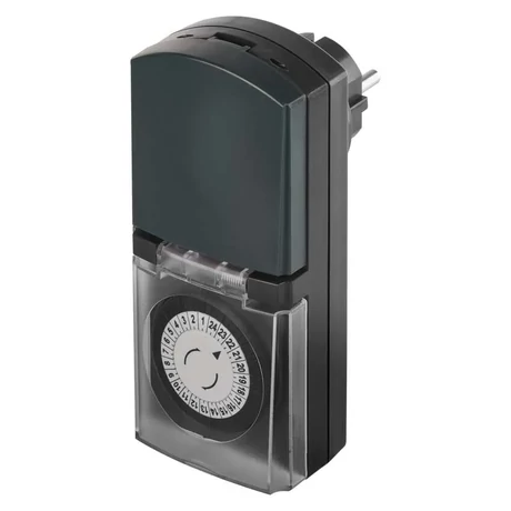 EMOS Mechanikus kültéri időkapcsoló P5526 IP44 3680W 230 V~/16 A max. SCHUKO P5526N