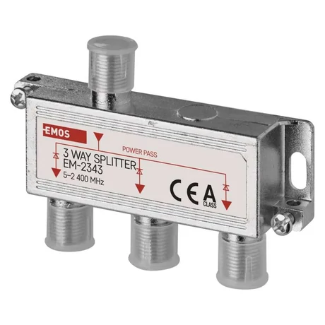 EMOS Antenna elosztó 5–2 400 MHz TV+R+SAT EM2343 J0103