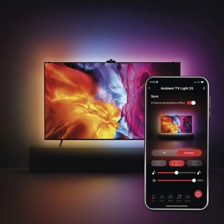 GoSmart Ambient LED 24W 25,4 lm/W RGB hangulatvilágítás TV-hez 65“ (164 cm) ZTV65