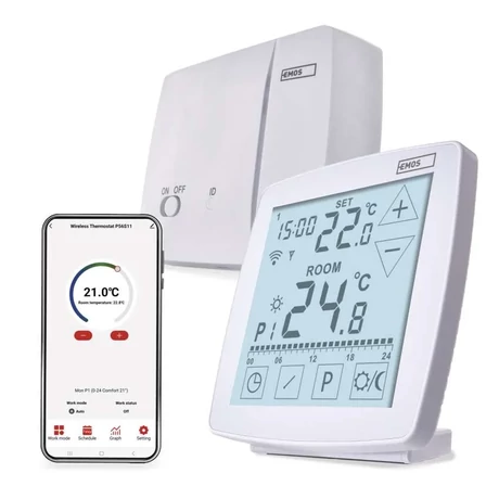 Emos GoSmart Programozható vezeték nélküli szobatermosztát WiFi-vel P56S11