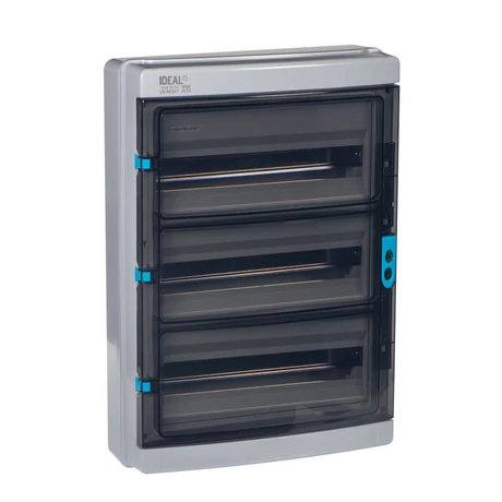 Kanlux falon kívüli lakáselosztó 3x18 54 modul IP65 KDB elosztódoboz IK10 KDB-IP65 38456