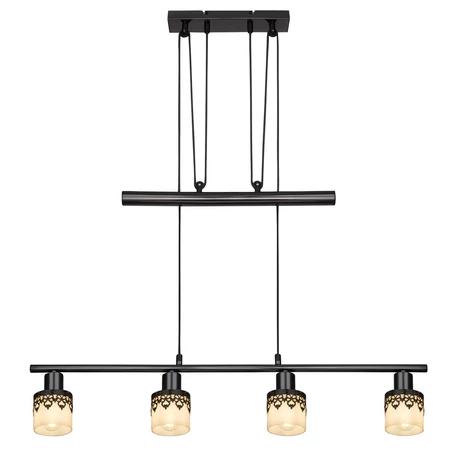 Rábalux Lacey függeszték fekete IP20 5345