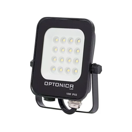 Optonica LED reflektor fekete 10W 900lm 2700K meleg fehér IP65 5723