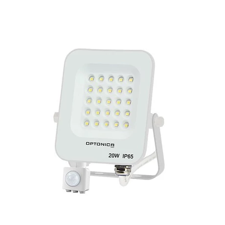 Optonica LED reflektor mozgásérzékelővel fehér 20W 1800lm 4500K természetes fehér IP65 5764
