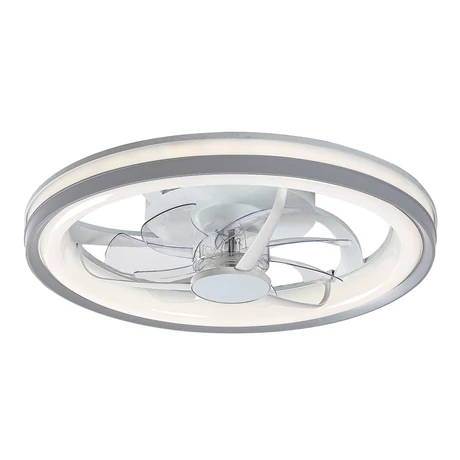 Rábalux Fanricius WIFI LED beltéri ventilátor 40W 2200Lm ezüst 71335
