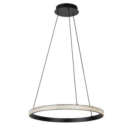 Rábalux Grete függeszthető LED lámpa 32W 2450lm 3000K fekete 72258