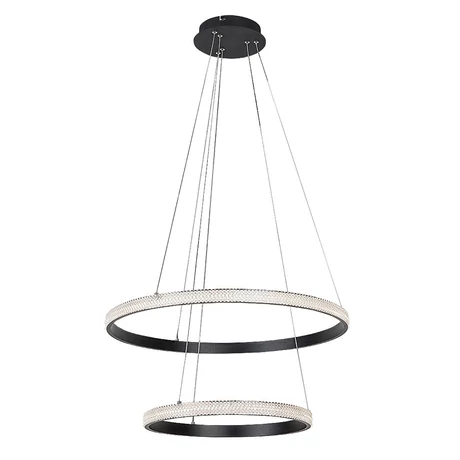 Rábalux Grete függeszthető LED lámpa 60W 3450lm 3000K fekete 72259