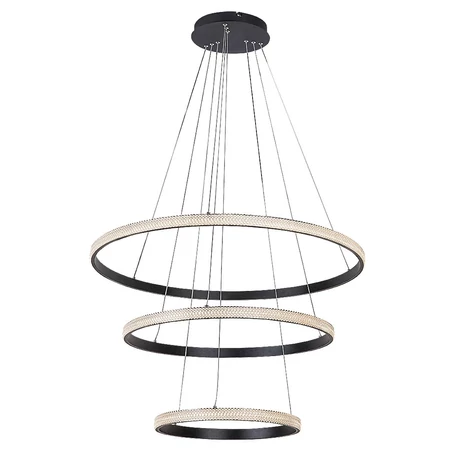 Rábalux Grete függeszthető LED lámpa 100W 4450lm 3000K fekete 72260
