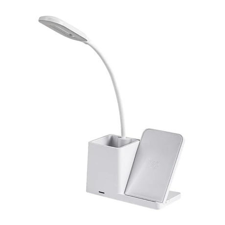 Rábalux Cerie asztali led lámpa 4W 200Lm 3000-4000-6500 fekete vezeték nélküli töltés 74233