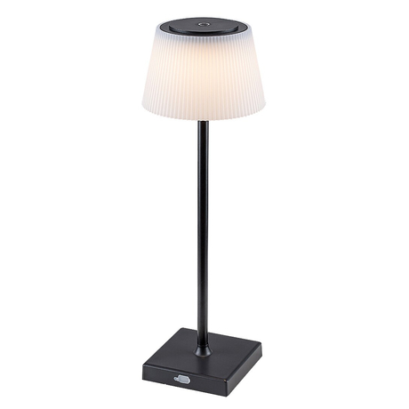 Rábalux Taena asztali lámpa fekete IP44 76010