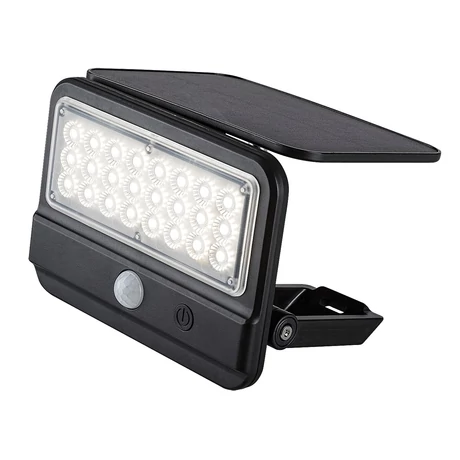 Rábalux Flaxton LED kültéri napelemes lámpa 7W 700lm 4000K fekete IP54 77040