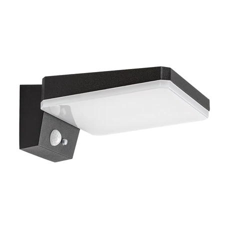 Rábalux Lasset LED kültéri napelemes lámpa 4,4W 200lm 4000K fekete IP54 77078