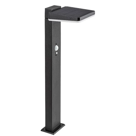 Rábalux Lasset LED kültéri napelemes lámpa 4,4W 200lm 4000K fekete IP54 77079