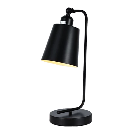 Elmark Derek asztali lámpa 1xE27 fekete IP20 955DEREK1T/BL