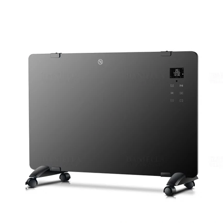 Stilo Smart WiFi üvegpanel fűtőtest 1000W/2000W távirányítóval, falra szerelhető vagy szabadon álló kivitel, Stilo STI1709