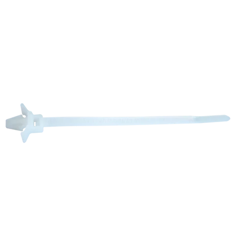 Tracon benyomótüskés kábelkötegelő, gyorskötöző fehér 130×4,8 mm BK-130