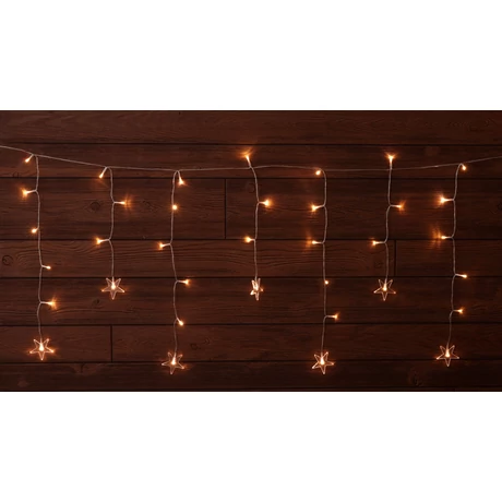 Tracon LED karácsonyi ablakdísz csillag elemes meleg fehér CHRWS40WW