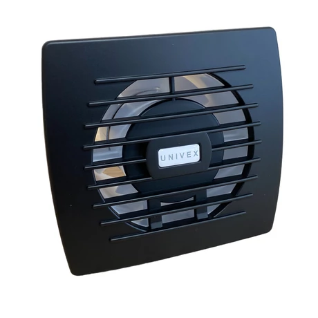 Fürdőszoba fekete elszívó axiális ventilátor időzítővel 19W 100m3/h EOL100T/E2 ONYX 100 mm