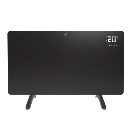 HOME FKIS600WIFI hordozható/fali infrasugárzó fűtőtest, 600 W, beltéri, hangtalan, digitális termosztát, ECO üzemmód, gyerekzár, IP44, túlmelegedés elleni védelem FKIS600WIFI