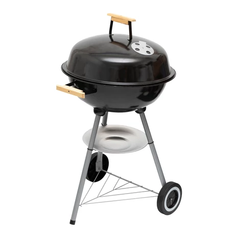 Home GR02 fedeles gömbgrill zománcozott, könnyen tisztítható fedél rozsdamentes hamugyűjtő tálca GR02
