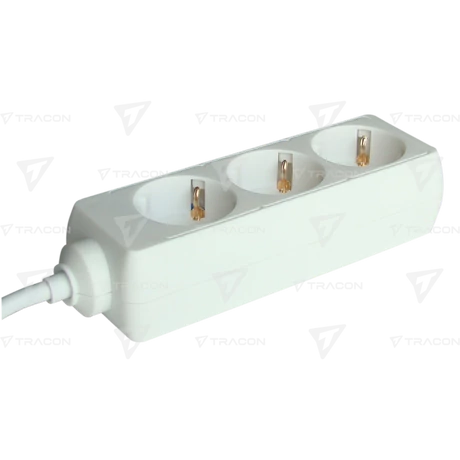 Tracon H3 elosztó hosszabbító 3m max.16A 250VAC 3680W 3x1,5mm H05VV-F H3-3M
