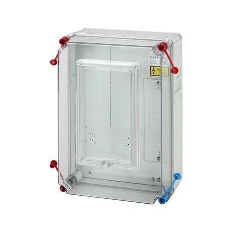 HENSEL 1 és 3 fázisú 1 mérőhelyes fogyasztásmérő szekrény modul csoportos mindennapszaki méréshez 63 A-ig, felületre szerelt IP65 HB3000-CS