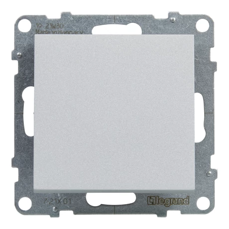 Legrand Suno 101 egypólusú kapcsoló aluminium nélkül 10AX, fehér 721301