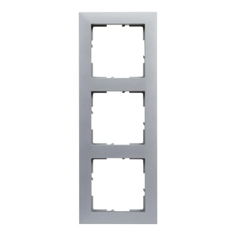 Legrand Suno 3-as keret,vízszintes és függőleges aluminium IP20 721513