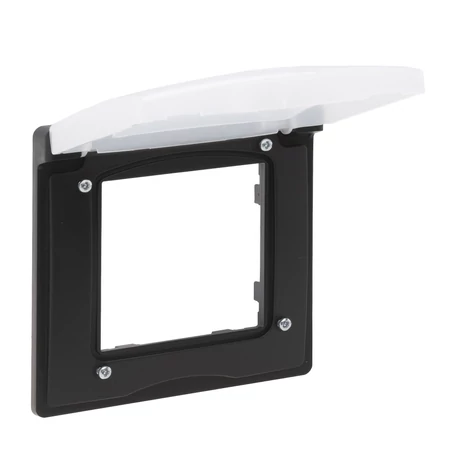 Legrand Niloé Step 1-es keret fekete IP44 863596