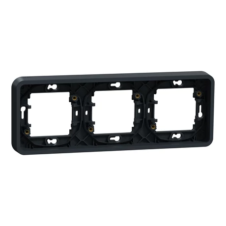 Schneider Electric MUREVA Styl hármas keret vízszintes antracitszürke MUR34109