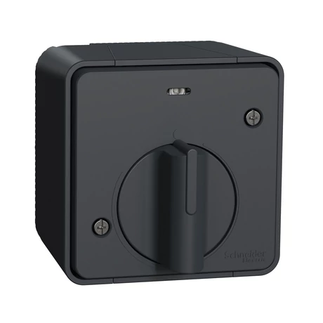 Schneider Electric MUREVA Styl mechanikus időkapcsoló komplett antracitszürke MUR35067