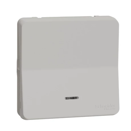 Schneider Electric MUREVA Styl egypólusú nyomó jelzőfénnyel polárfehér MUR39127