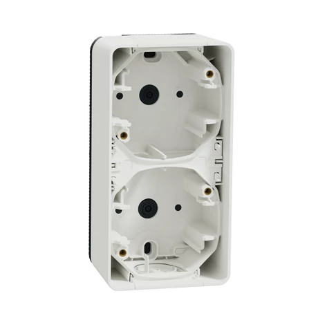 Schneider Electric MUREVA Styl kettes kiemelő doboz függőleges polárfehér MUR39912