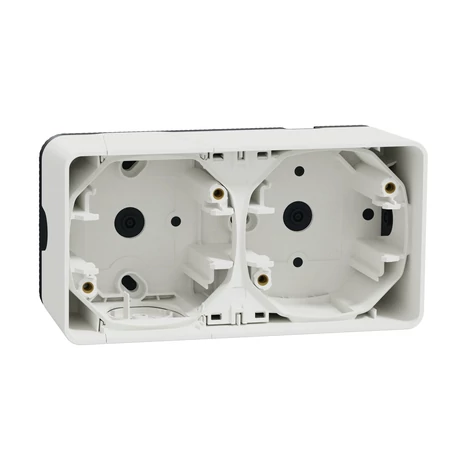 Schneider Electric MUREVA Styl kettes kiemelő doboz vízszintes polárfehér MUR39914