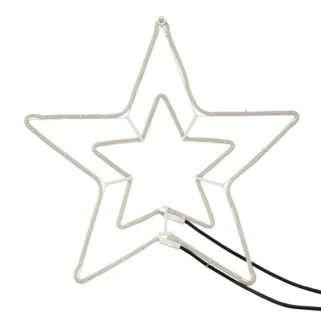 Somogyi dupla csillag neon-light villogó 55x54cm NEON 3